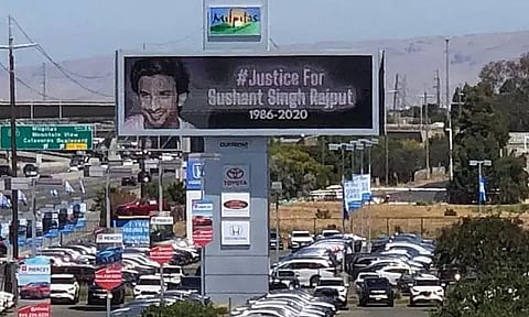 Sushant Singh Rajput's sister Shweta shares pics of actor's billboard in California