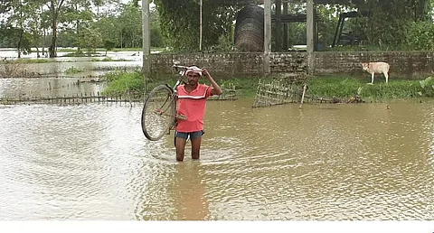 Flood scene improves across Assam during the last 24 hours