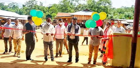 NCHAC CEM Debolal Gorlosa inaugurates market shed at Khepre Bazar