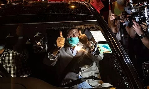 Hong Kong media tycoon Jimmy Lai released