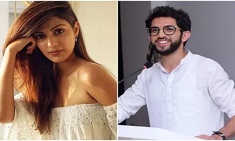 Rhea Chakraborty denies ever meeting Aaditya Thackeray