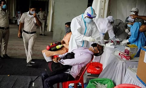 India recorded 69,652 new coronavirus cases in a single day