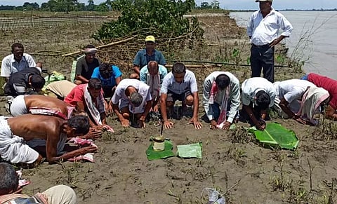 Erosion caused by River Subansiri in Lakhimpur poses a massive threat