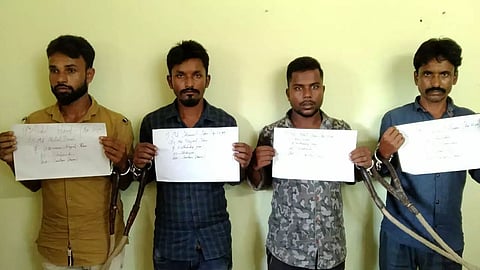 Four dacoits arrested, arms and ammunition recovered by Darrang Police