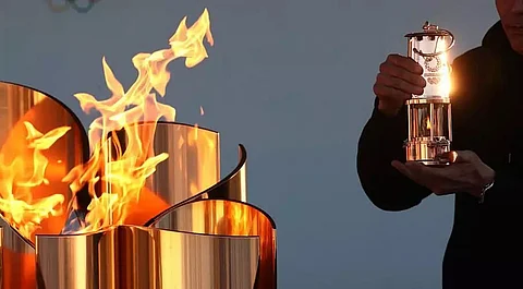 Tokyo Olympic flame to go on display to public next month