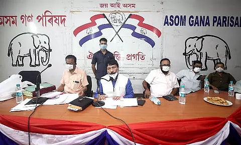 Asom Gana Parishad to elect president today at party headquarters in Guwahati