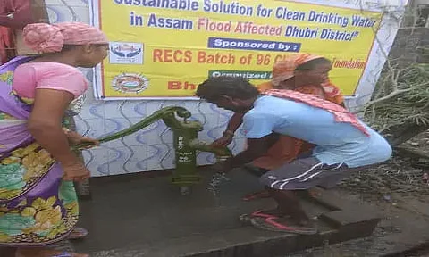 'Bharatiyam' NGO installs hand tube wells in Dhubri town
