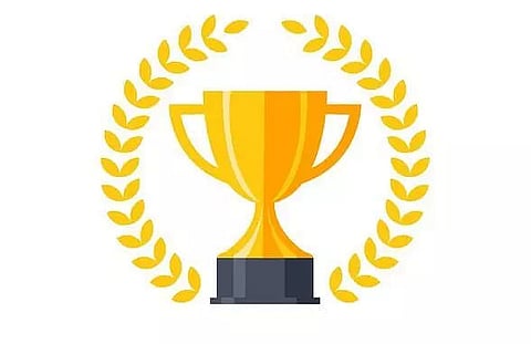 Meritorious students felicitated by Sonapur Social Development Society in Demow