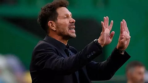 Atletico Madrid boss Diego Simeone tests positive