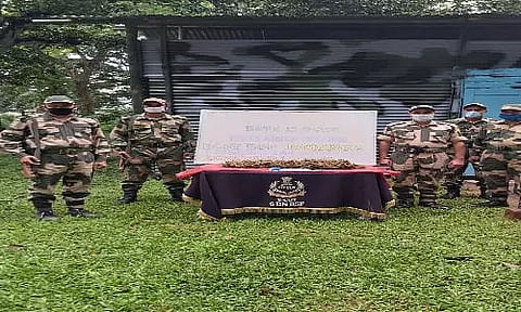 Troops of Guwahati Frontier of Border Security Force seized 1,620 Yaba tablets