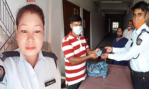 Guwahati: Traffic cop lauded by netizens after she returns wallet full of cash & documents