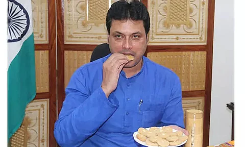 Tripura CM launches "nutritious" bamboo-made cookies amid COVID-19 fight