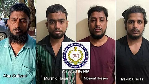 Al Qaeda men arrested by NIA teams from Kerala and West Bengal