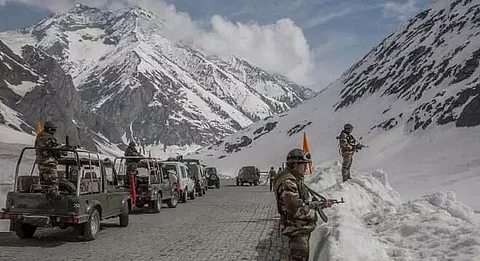 Ladakhis sending food materials for jawans at LAC
