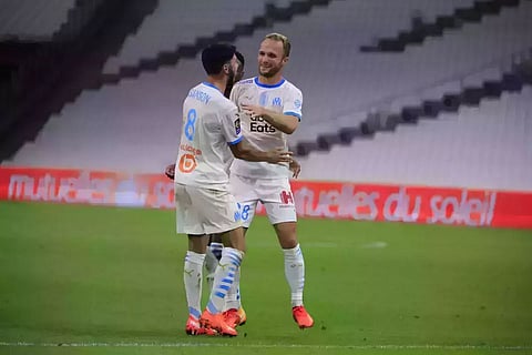 Olympique de Marseille score late goal to salvage draw at home to Lille