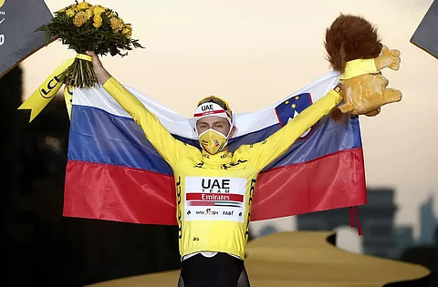 Tadej Pogacar claims maiden Tour de France title