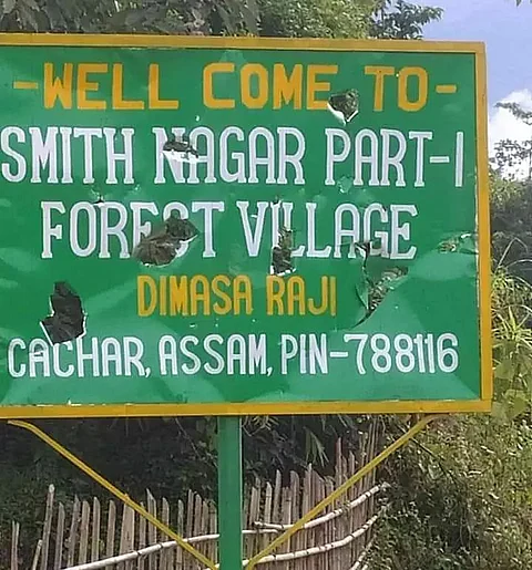 Suspected Bangladeshis forcibly encroaching forest land in Barak Valley