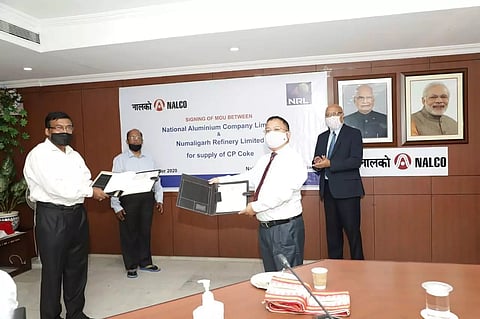 Numaligarh Refinery Limited signed MoU with aluminum giant NALCO
