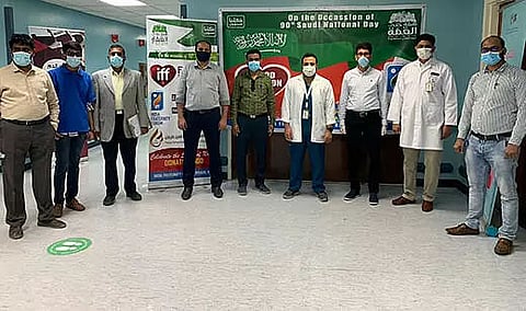 Indian expats donate blood on Saudi Arabia's 90th National Day