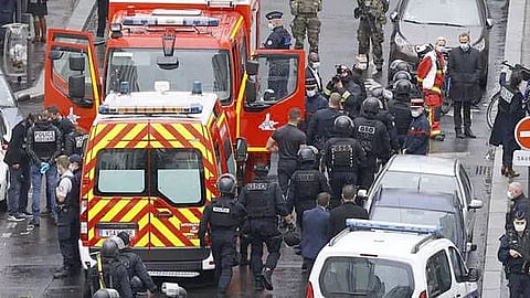 7 detained over attack near ex-Charlie Hebdo HQ in Paris