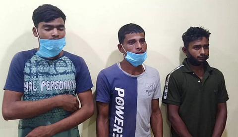3 dacoits with arms arrested near Bhella in Barpeta district