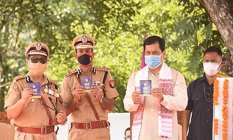 Chief Minister Sarbananda Sonowal announces special services medal