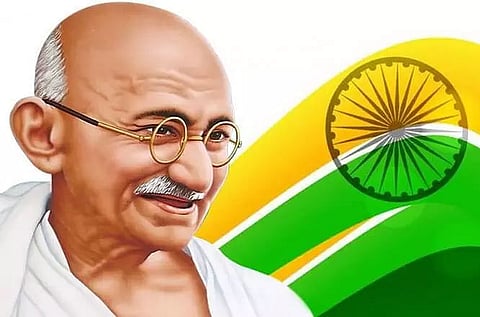 Dibrugarh DC Pallav Gopal Jha pays tribute to Mahatma Gandhi