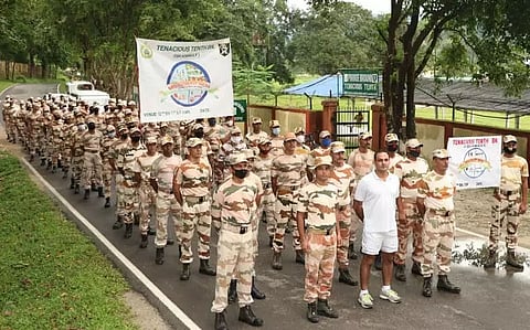 Fit India Freedom Run at Kimin on the occasion Gandhi Jayanti