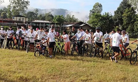 Miao Cyclothon marks the Gandhi Jayanti celebration in Changlang district