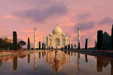 West bengal woman crafts Taj Mahal image with over 3 lakh matchsticks