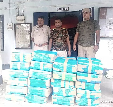 200 kg cannabis seized at Kharupetia in Darrang district