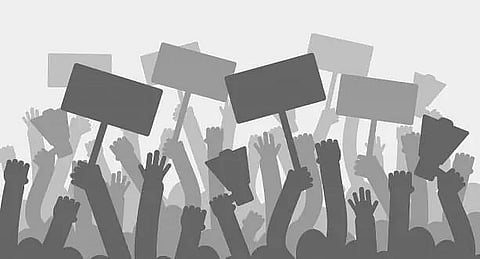 Nursing officers protest at Itanagar secretariat over delay of appointment