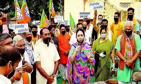 Rajasthan BJP's 'HallaBol' campaign against rising atrocities on women