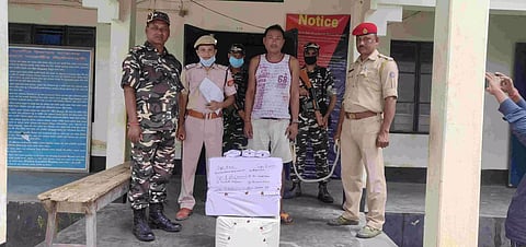 9.5 kg ganja seized; one peddler arrested by Nagrijuli Police