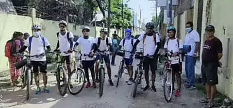 Assam Mountaineering Association concludes its bicycle expedition