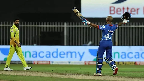 Shikhar Dhawan's maiden ton takes DC to five-wicket win over CSK