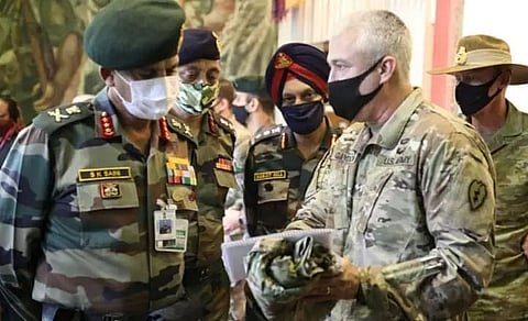 Indian Army Vice Chief S. K. Saini meets US Army counterparts