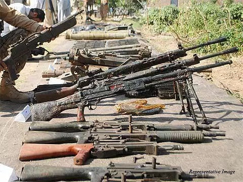 Large cache of arms and ammunitions seized in Manipur