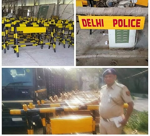 Dimapur Police gifts bamboo barricades to Delhi Police | 29 Oct, 2020
