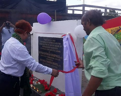 Udalguri DC Prakash Ranjan Gharphalia laid foundation stone of Circuit House