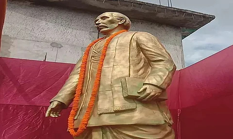 Bust of 'Sahitya Kandari' Padmanath Gohain Baruah unveiled in Tinsukia