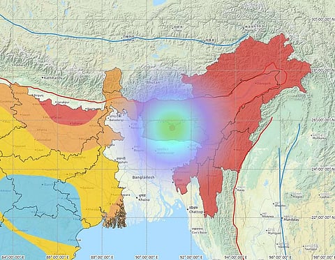 4.4 magnitude earthquake hits Assam, Meghalaya and Manipur