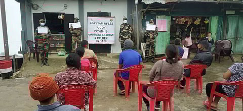 Assam Rifles organized COVID drives in 2 Mizoram villages