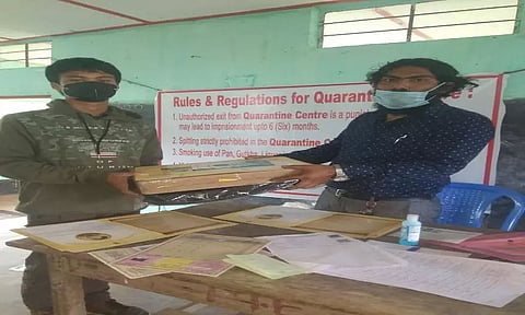 Laptops distributed under Anundoram Borooah Award scheme in West Karbi Anglong