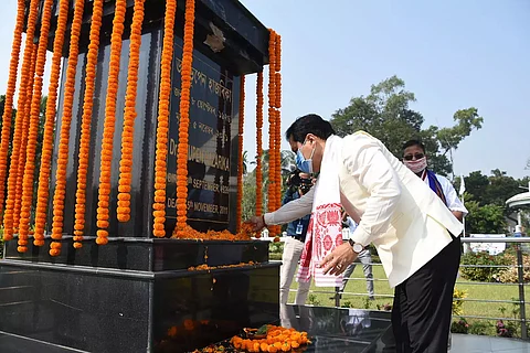 CM Sarbananda Sonowal pays tribute to Dr Bhupen Hazarika