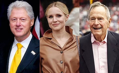 Kirsten Bell shares handwritten letter George HW Bush left for Bill Clinton