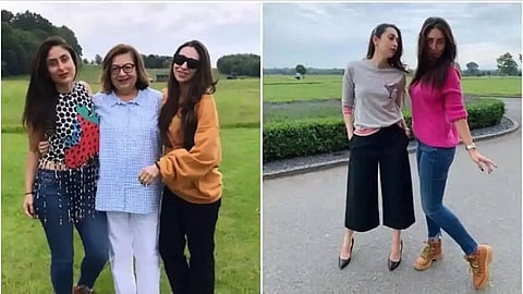 Karisma And Kareena Kapoor Spend Quality Time With Mother Babita At An English Village - See Pics