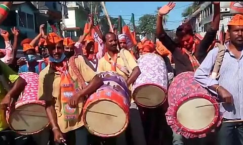 BJP’s Bihar victory celebrated in Assam