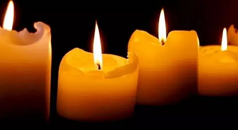 Candles distributed among the needy in Lakhimpur district