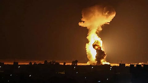 Israel strikes Hamas positions